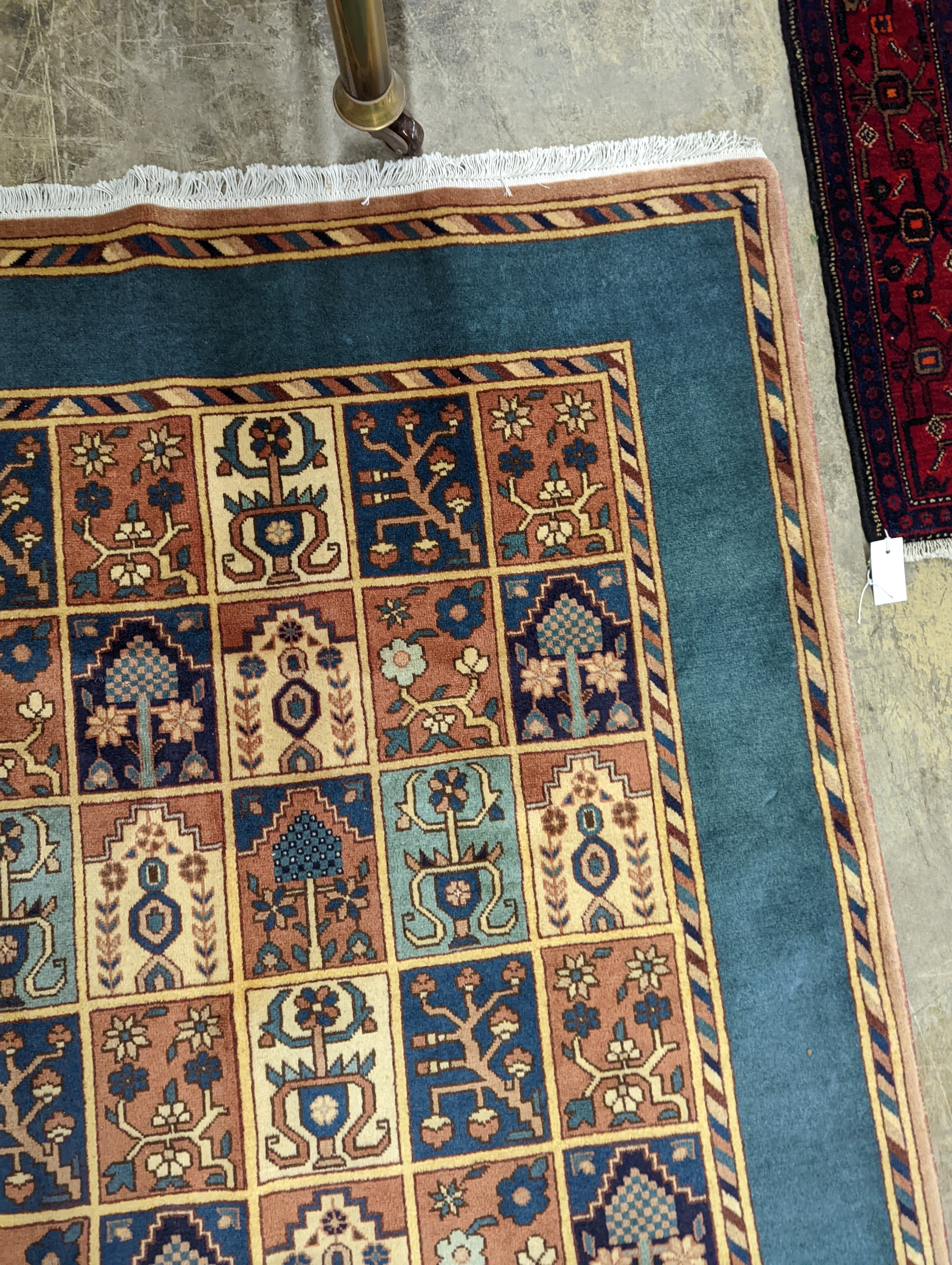 A Shiraz Gabbeh rug, 150 x 138cm